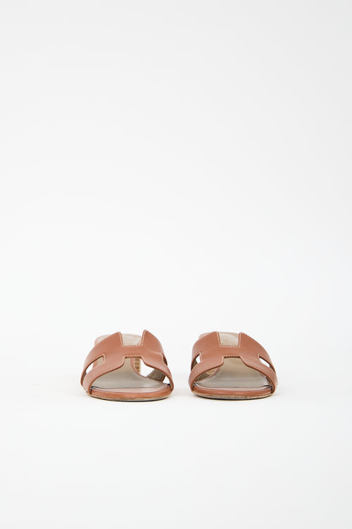 Hermès Leather Oasis Heel