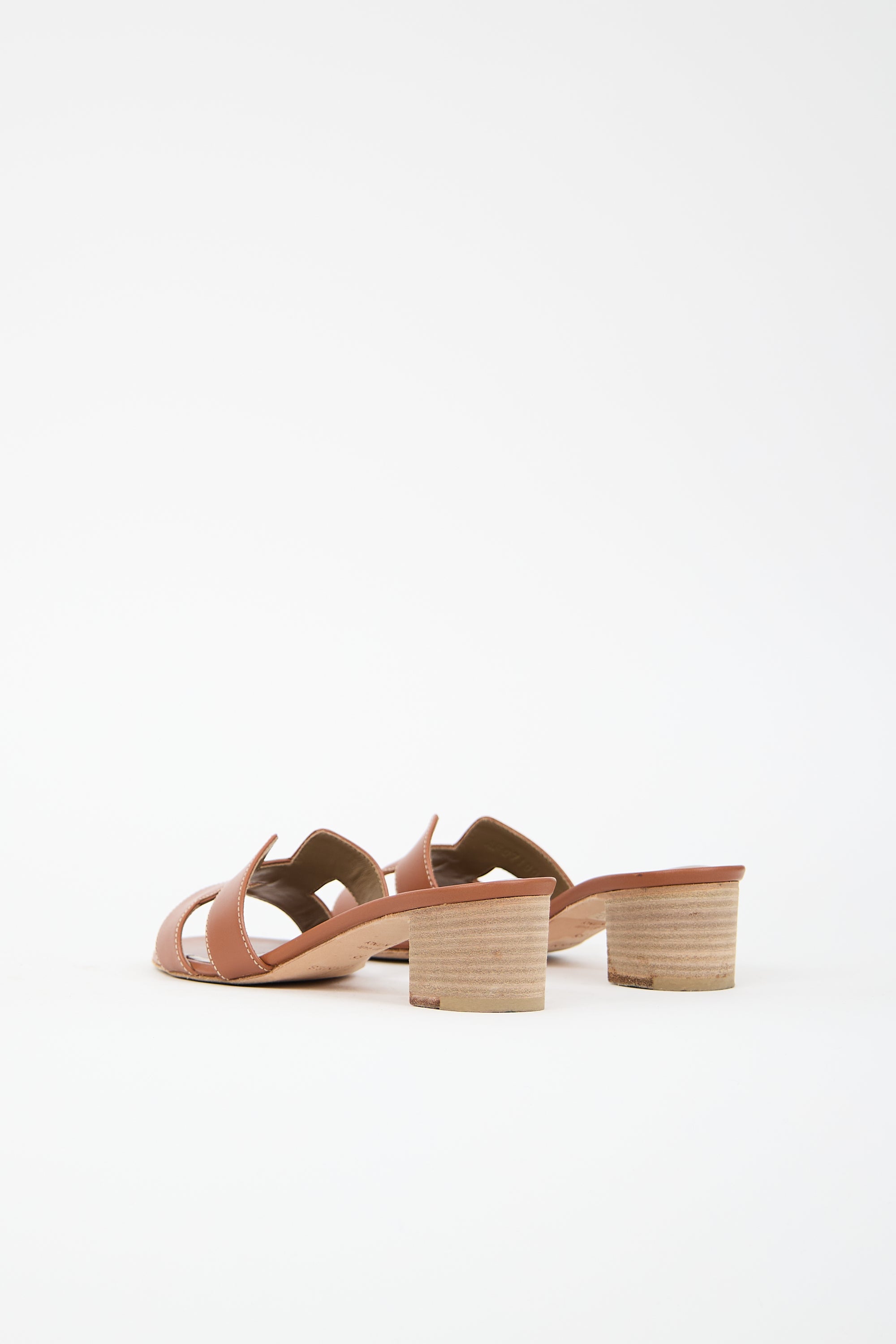 Hermès Leather Oasis Heel