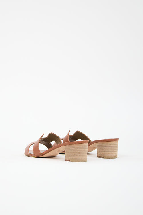 Hermès Leather Oasis Heel