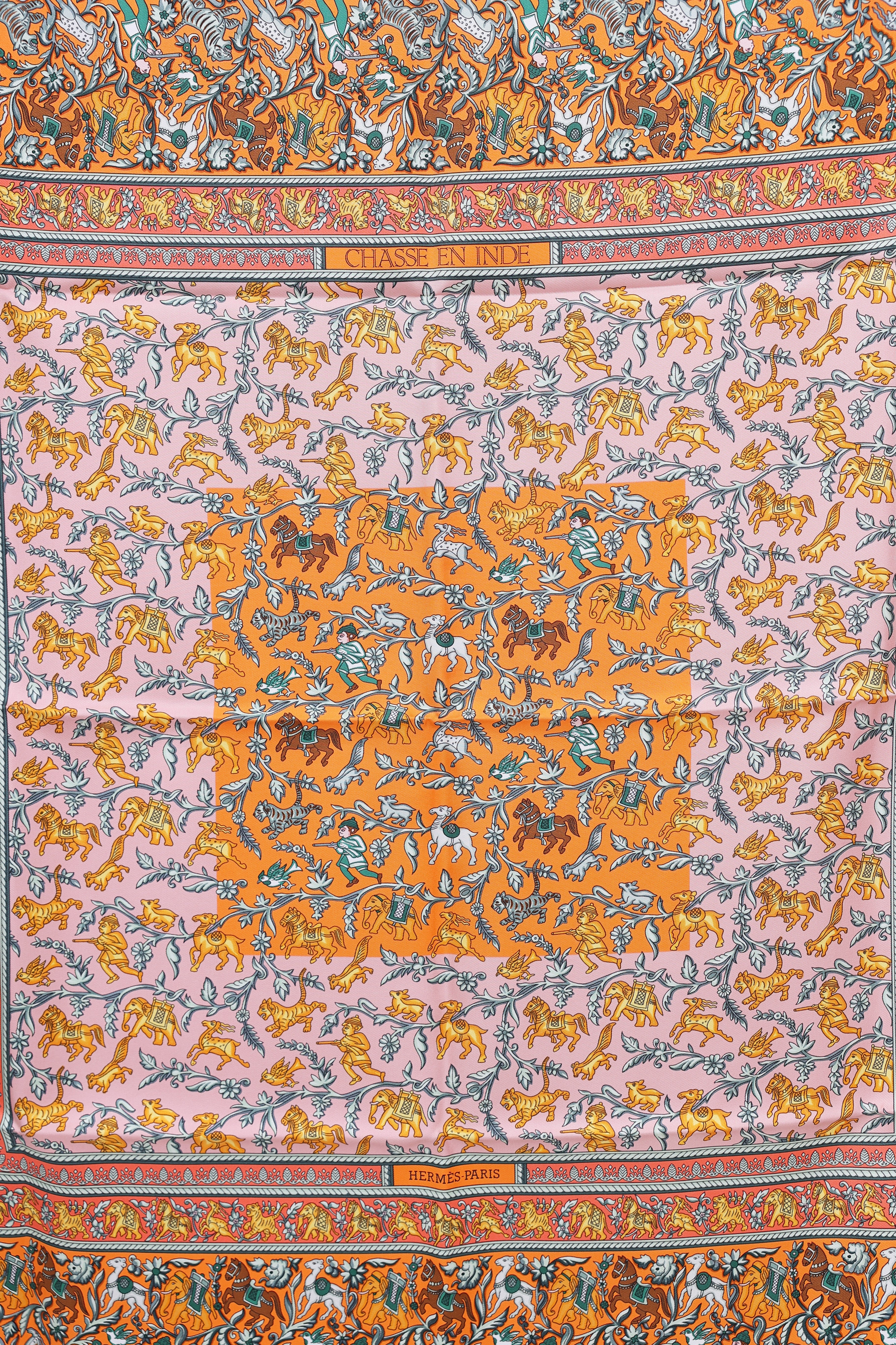Hermès Chasse En Inde Scarf