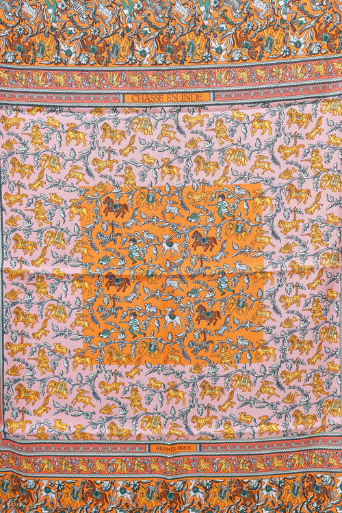 Hermès Chasse En Inde Scarf