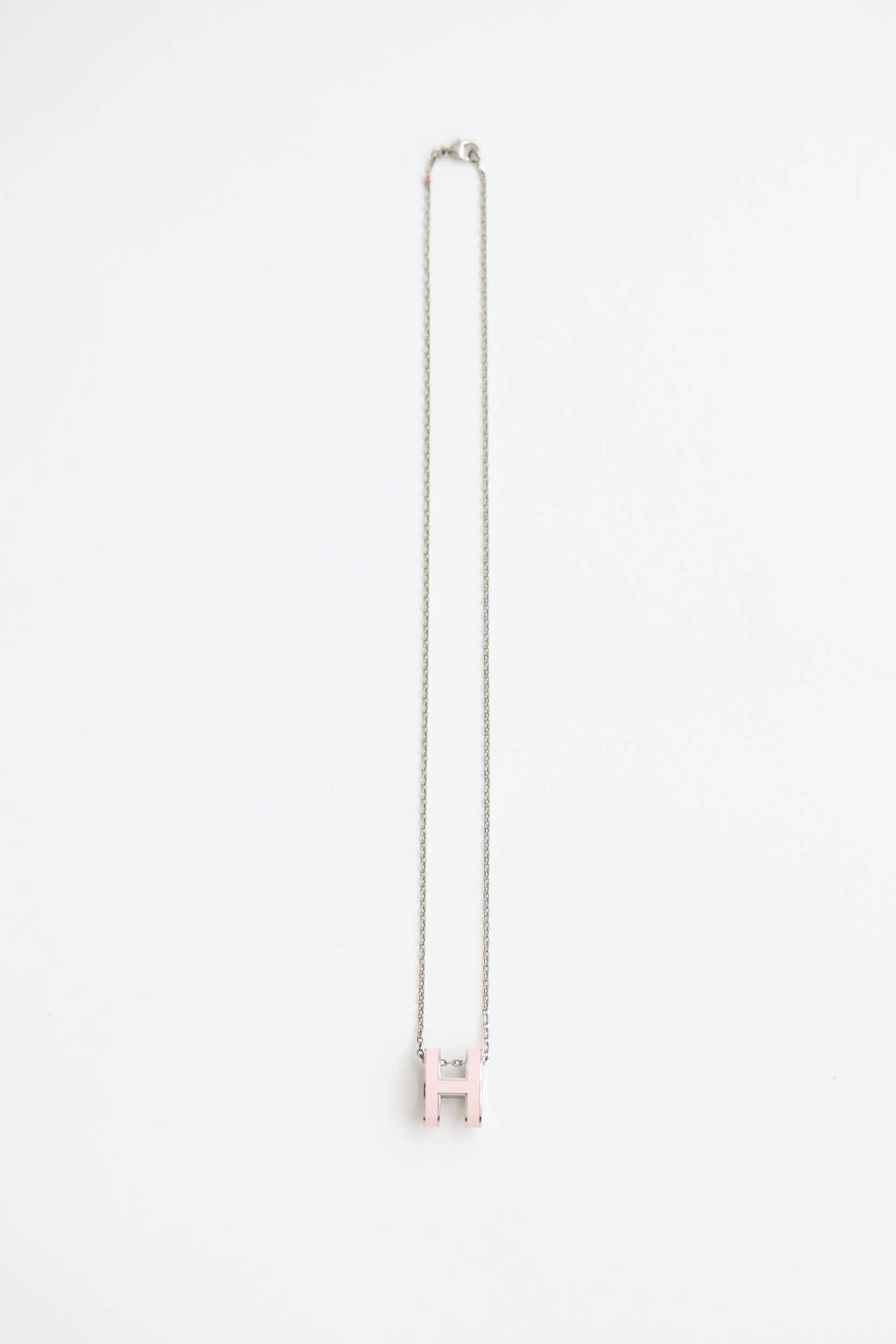 Hermes Palladium Pop H Necklace