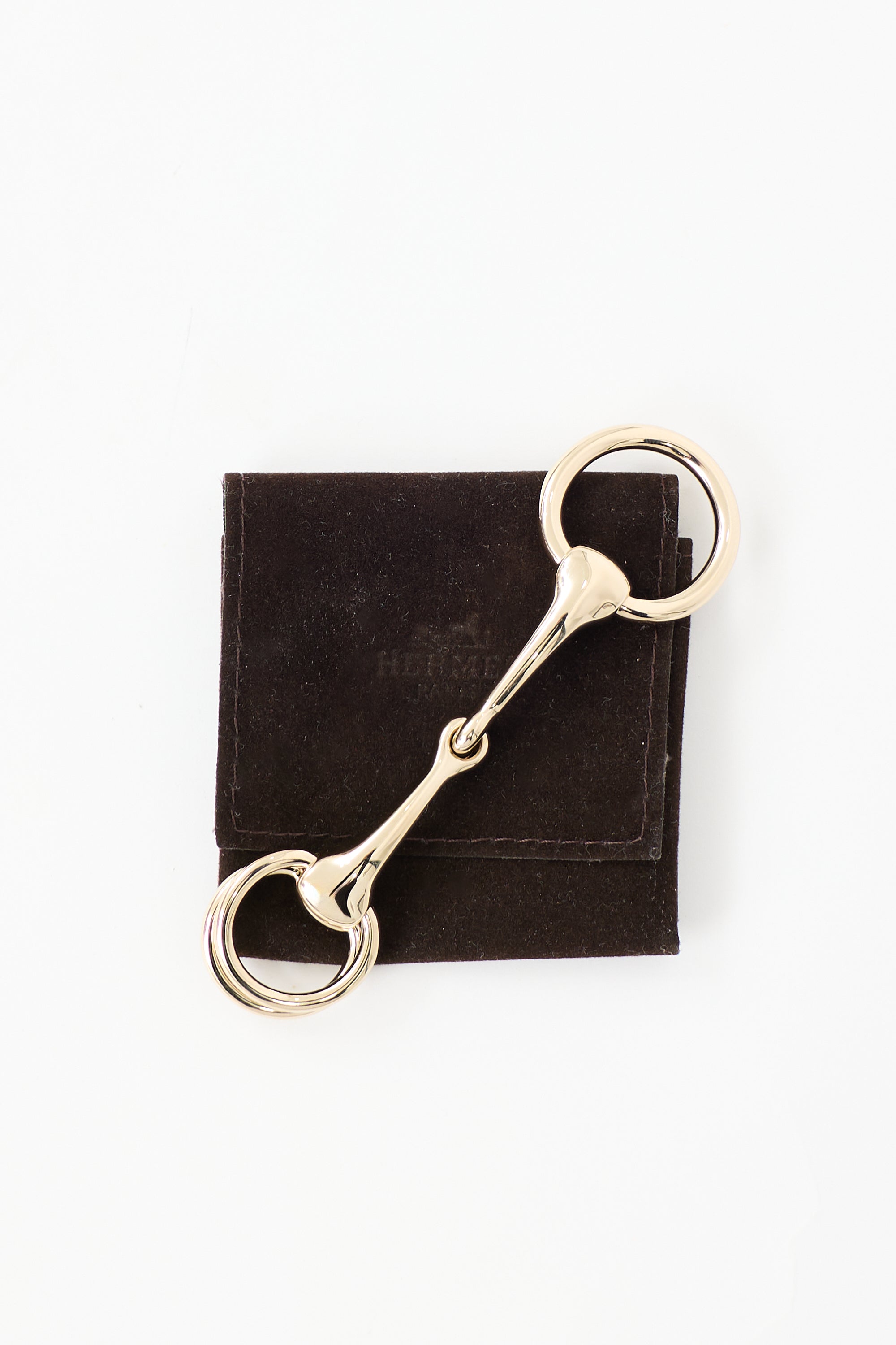 Hermès Permabrass Mors Scarf Ring