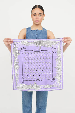 Hermès Les Canyons Etoiles Bandana