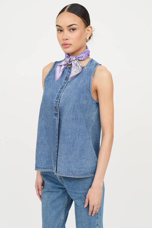 Hermès Les Canyons Etoiles Bandana