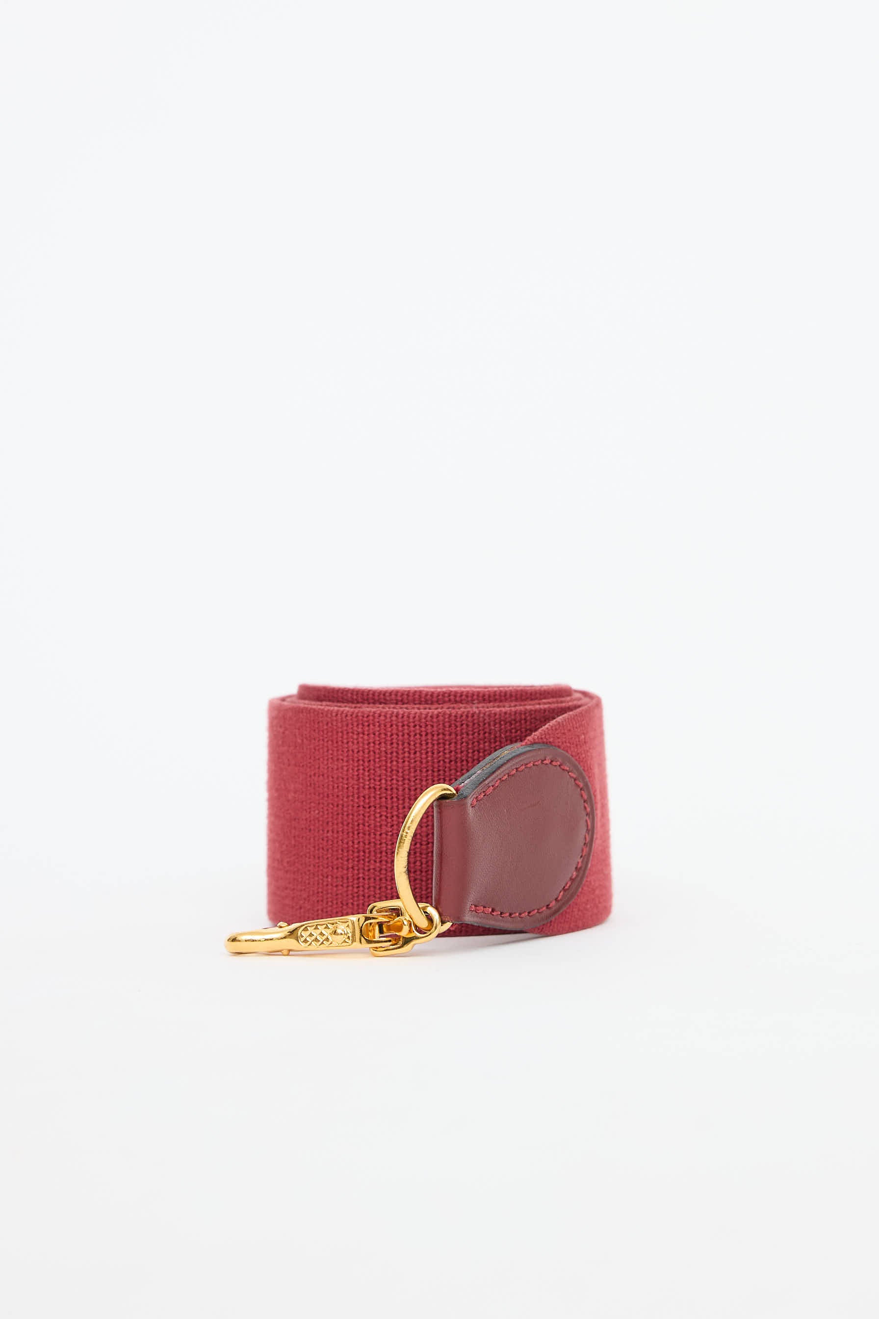 Hermès Webbed Canvas Strap