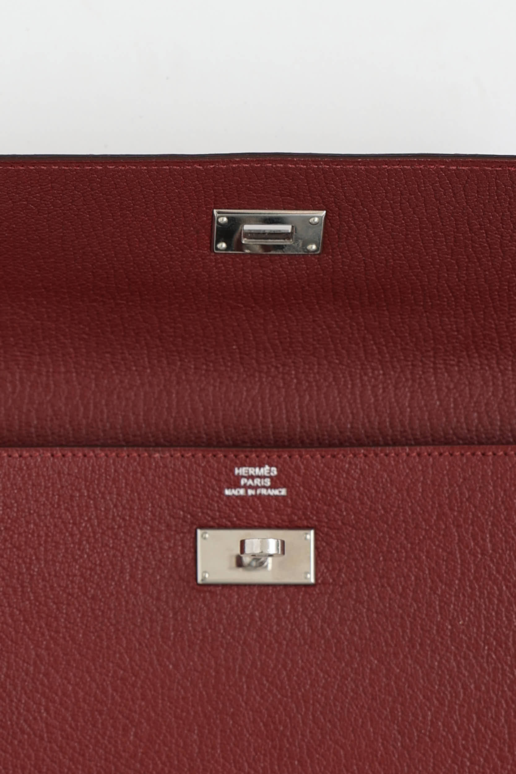 Hermès 2023 Chevre Mysore Kelly Wallet