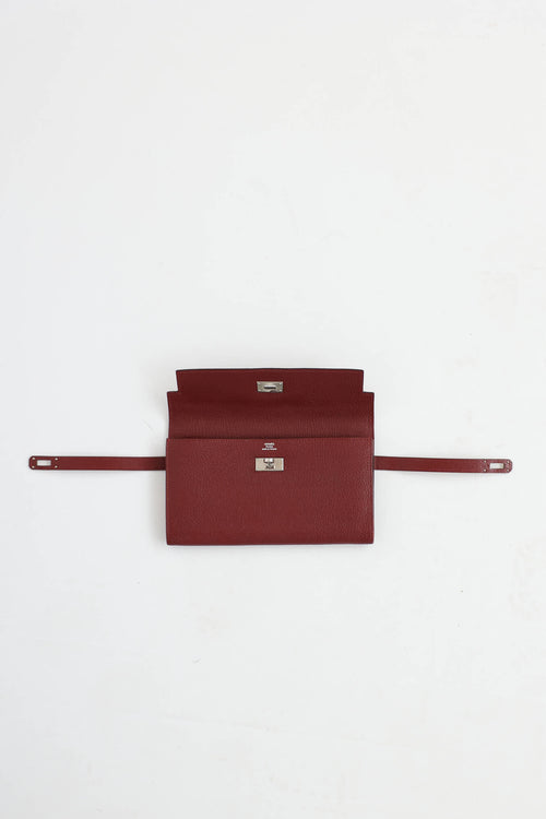 Hermès 2023 Chevre Mysore Kelly Wallet