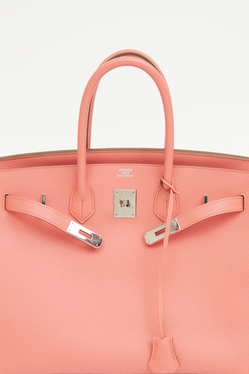 Hermès Rose Jaipur Epsom Birkin 35 Bag