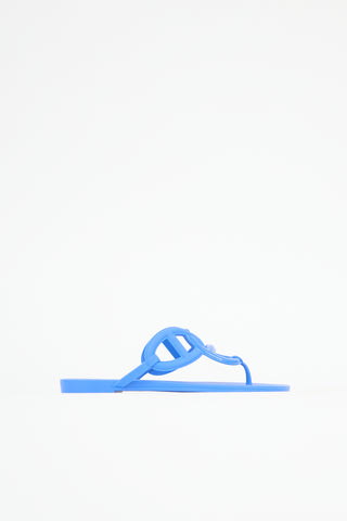 Hermès Rubber Egerie Sandal
