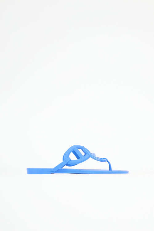 Hermès Rubber Egerie Sandal