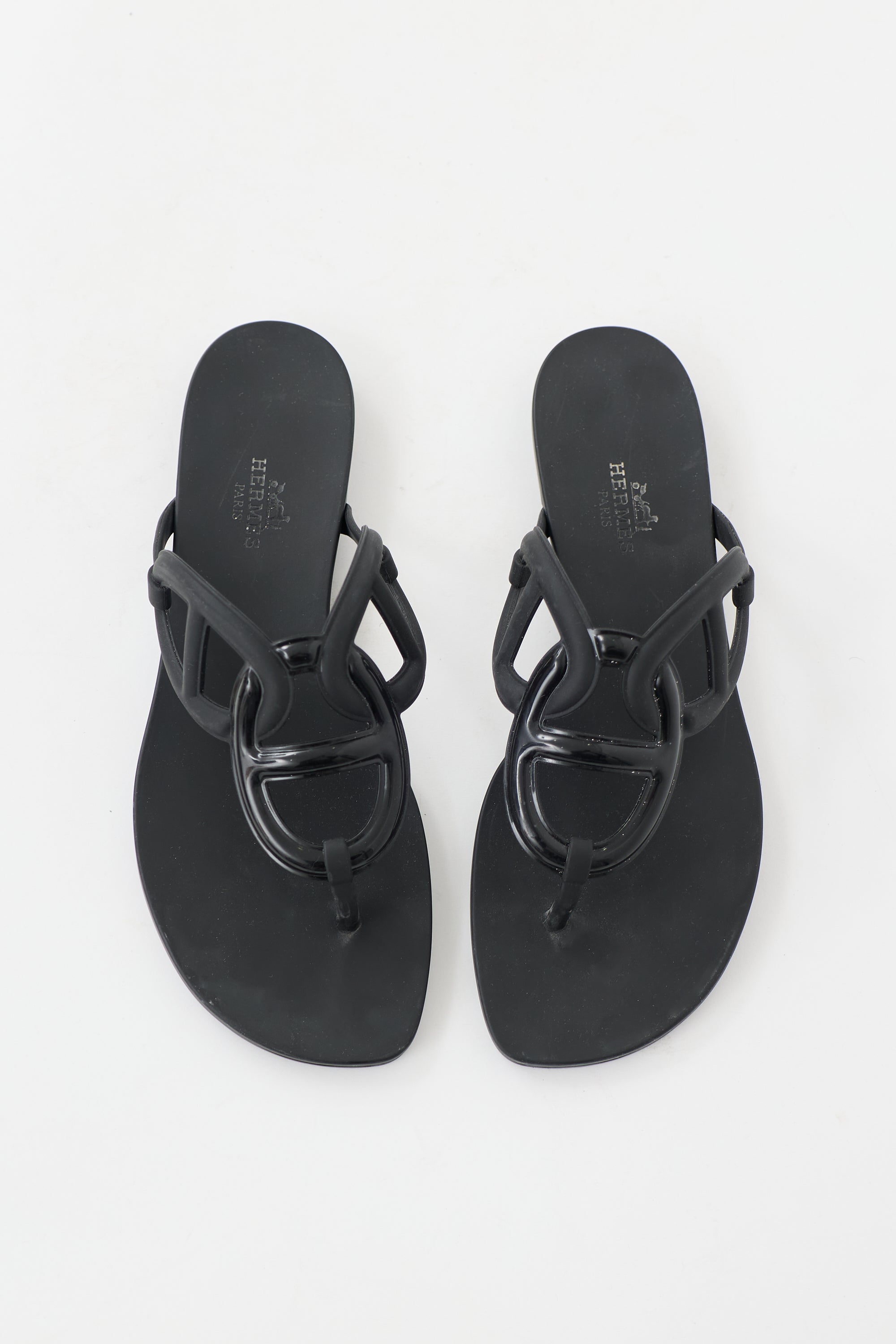 Hermès Rubber Egerie Sandal