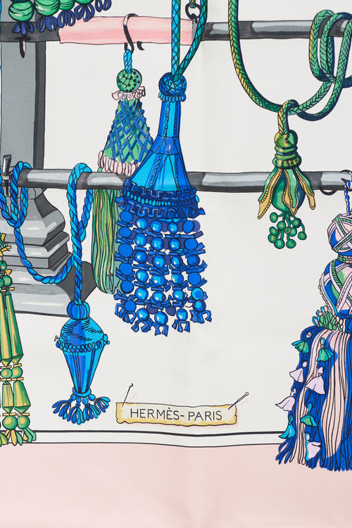Hermès Silk Passementerie 90 Scarf