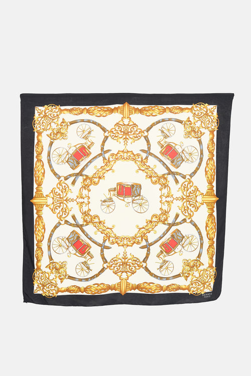 Hermès Silk Printed 90 Scarf