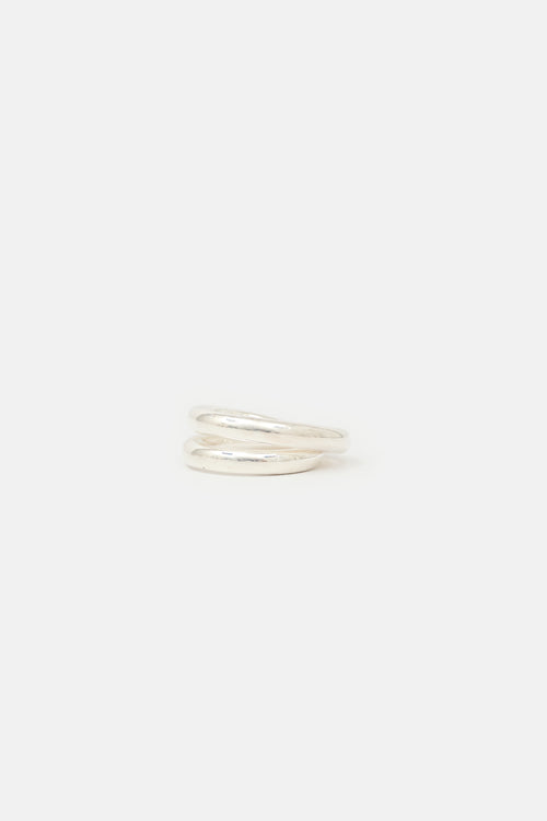 Hermès Sterling Silver Vertige Ring