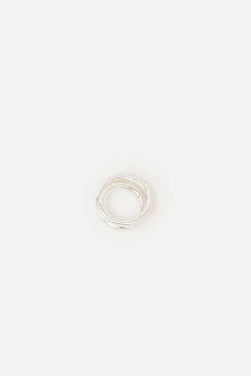 Hermès Sterling Silver Vertige Ring