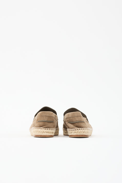 Hermès Suede Trip Espadrille Loafer
