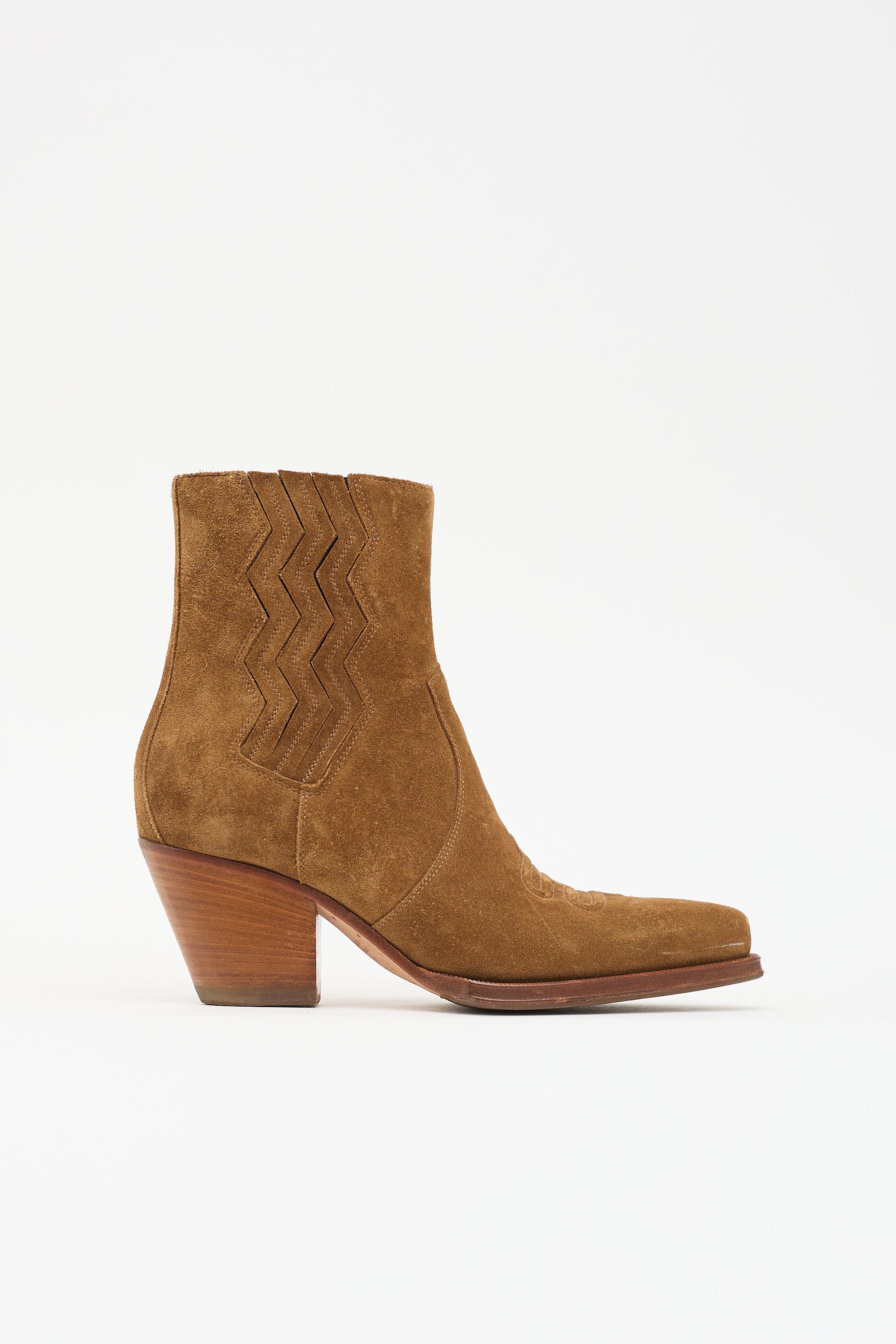 Hermès Suede Vegas Ankle Boot