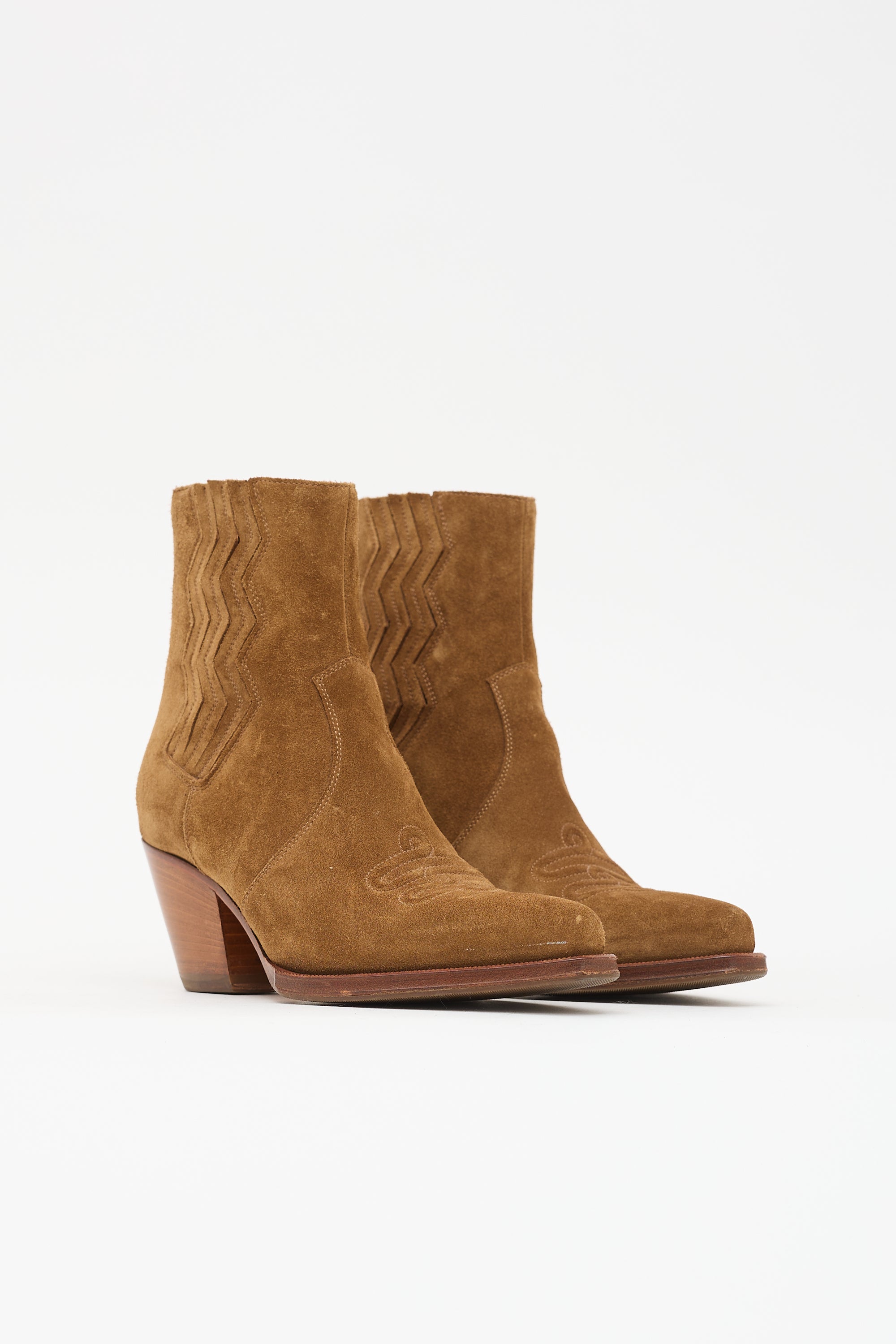 Hermès Suede Vegas Ankle Boot