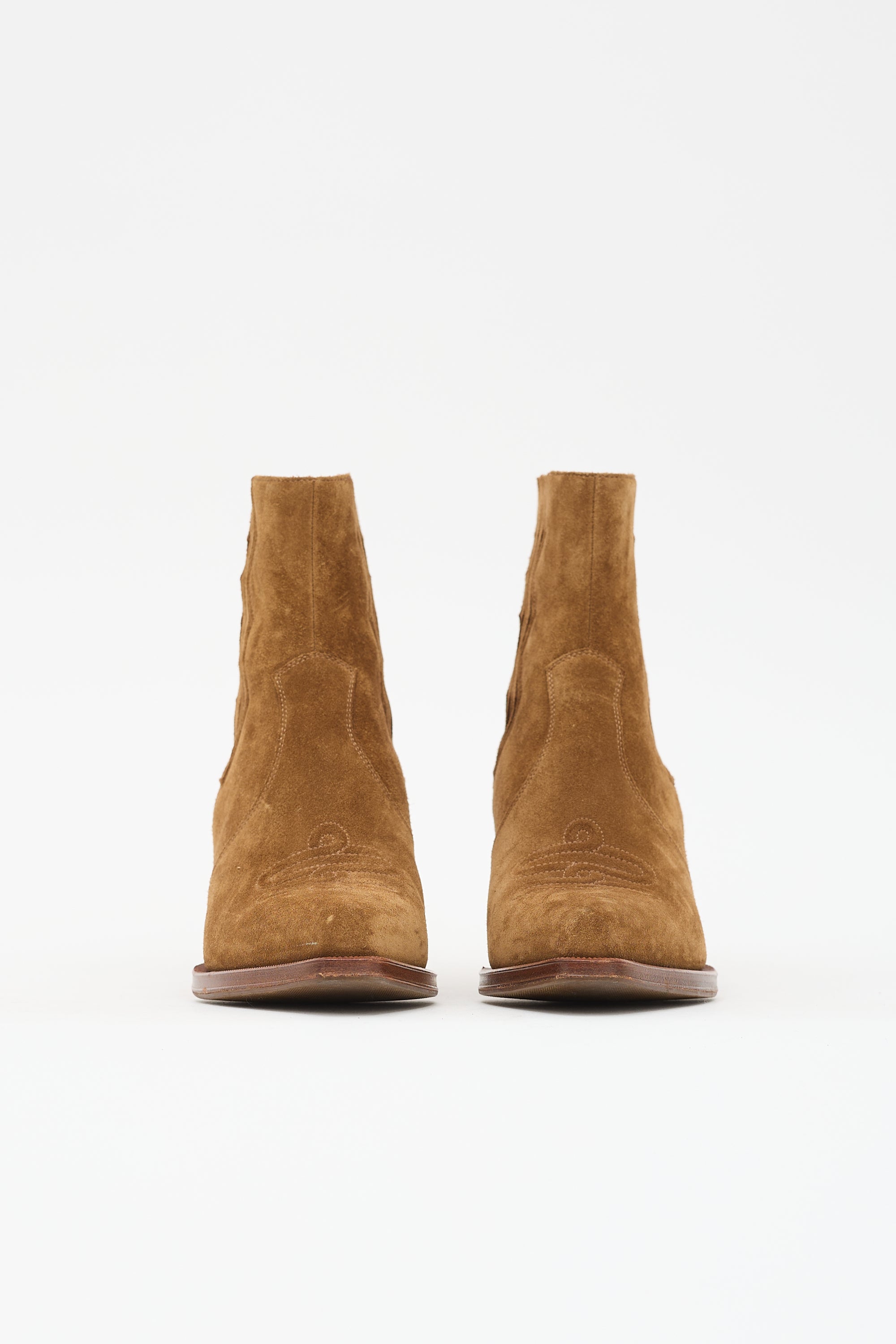 Hermès Suede Vegas Ankle Boot