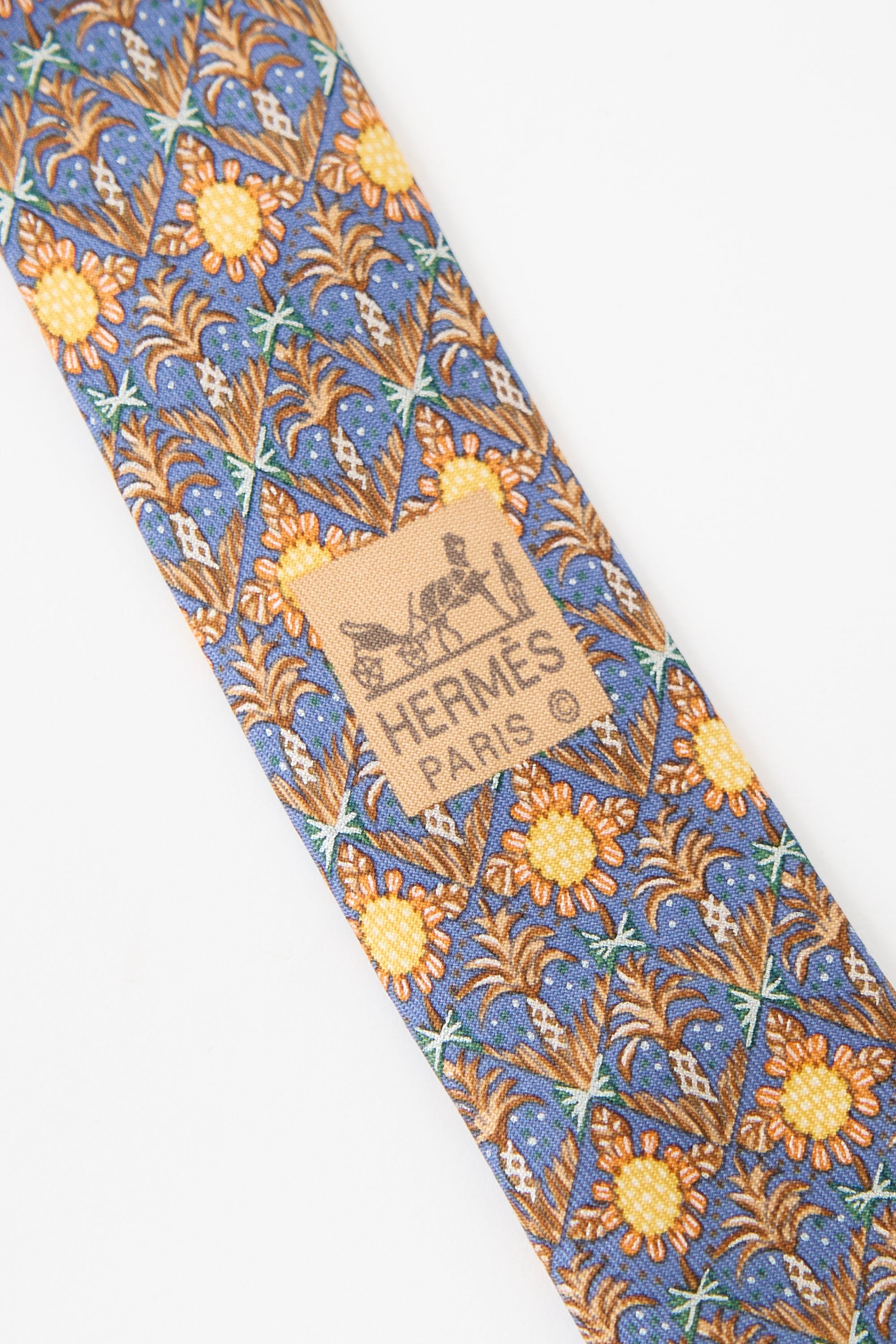 Hermès Silk Sunflower Tie