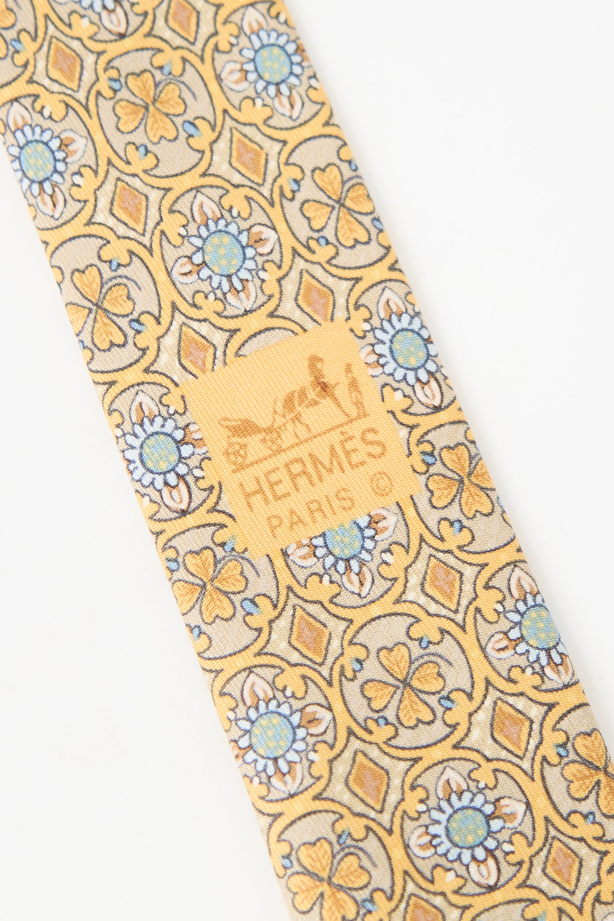 Hermès Silk Tile Print Tie