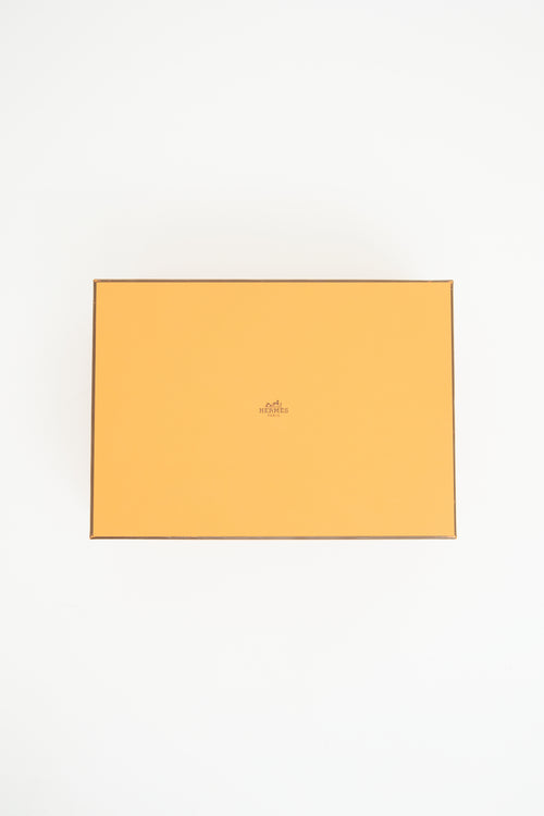Hermès 2023 Nata & Vert Swift Lucky Daisy Micro Picotin Bag
