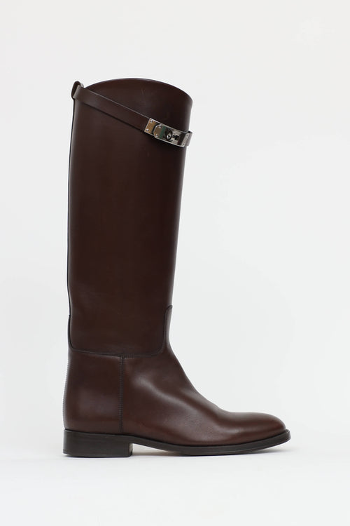Hermès Kelly Leather Jumping Boot
