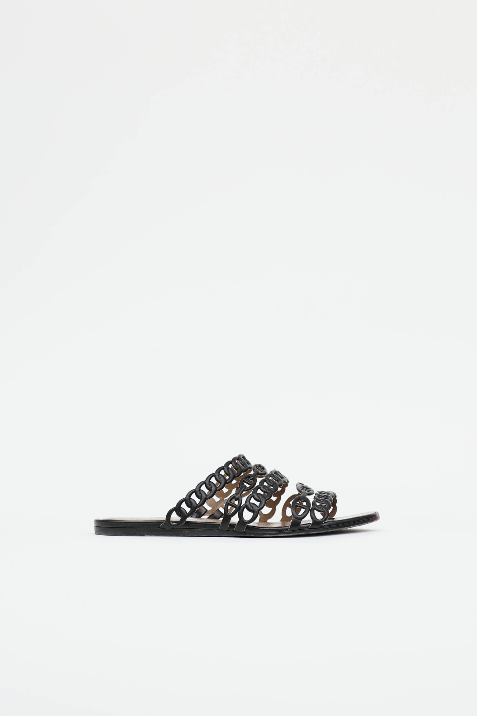 Hermès Leather Chain D'Ancre Sandal