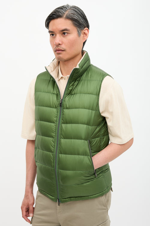 Herno Down Reversible Puffer Vest