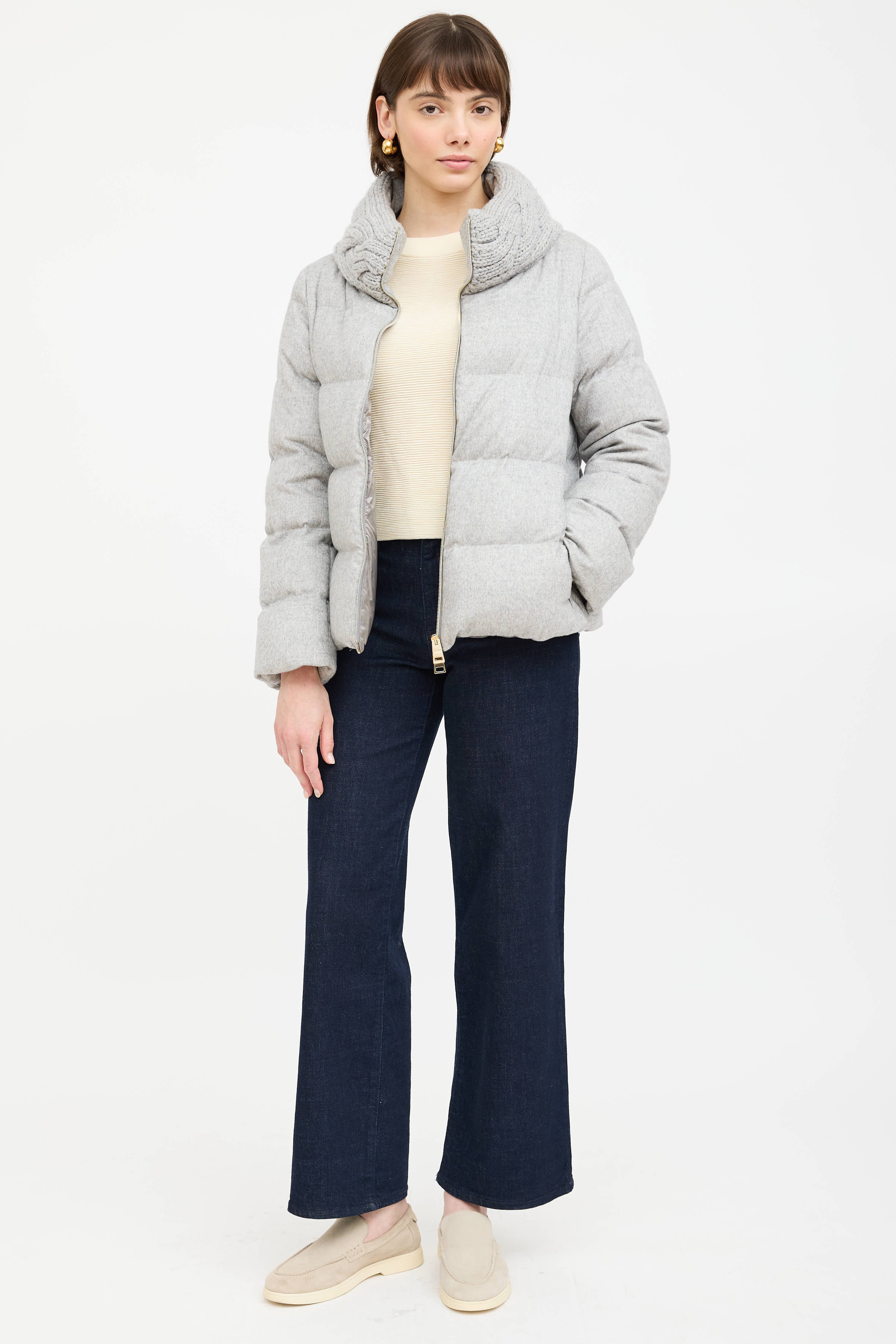 Herno Knit Puffer Jacket