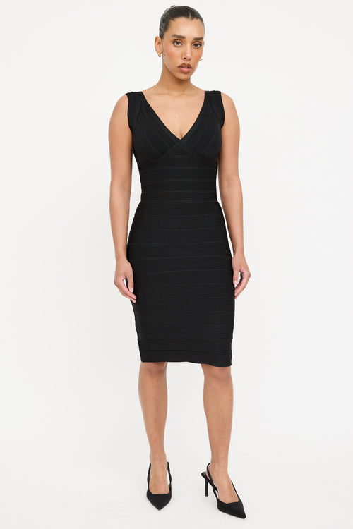Hervé Léger Bandage Midi Dress
