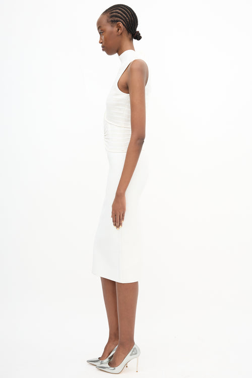 Hervé Léger Chenille Gathered Dress