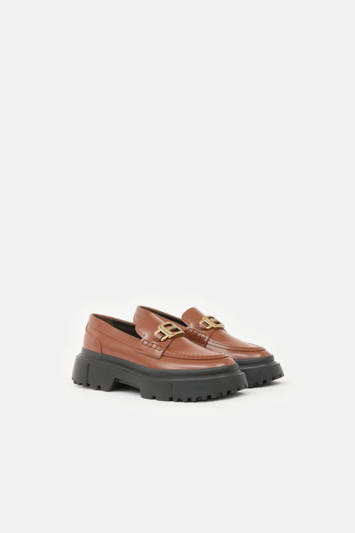 Hogan Leather H619 Loafer