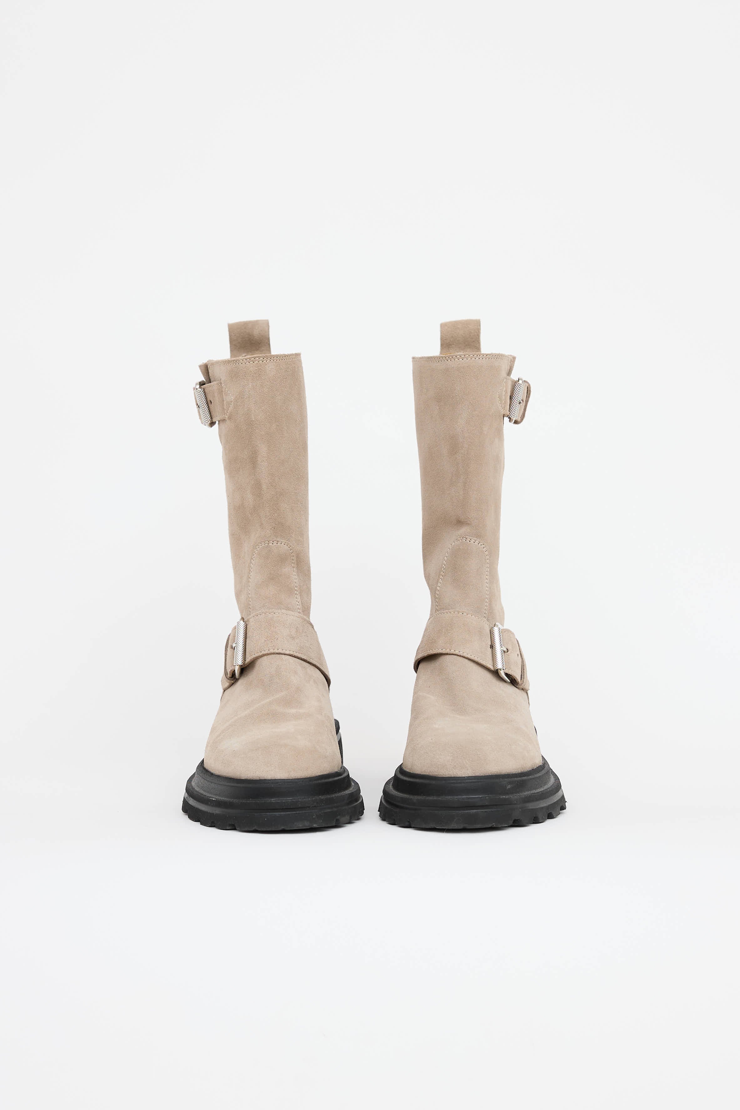Hogan Suede Buckle Boot