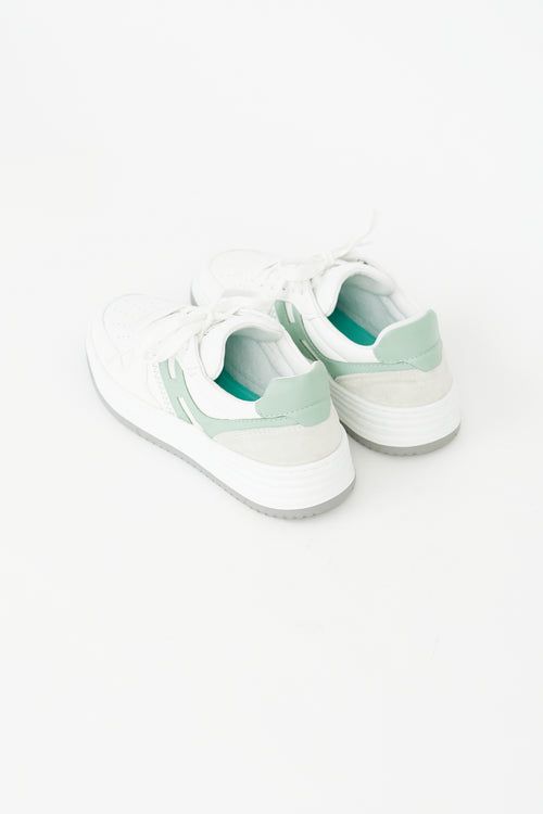 Hogan White & Mint H630 Sneaker