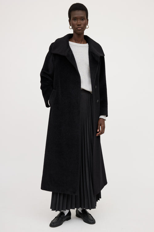 Holt Renfrew Button Up Fur Coat