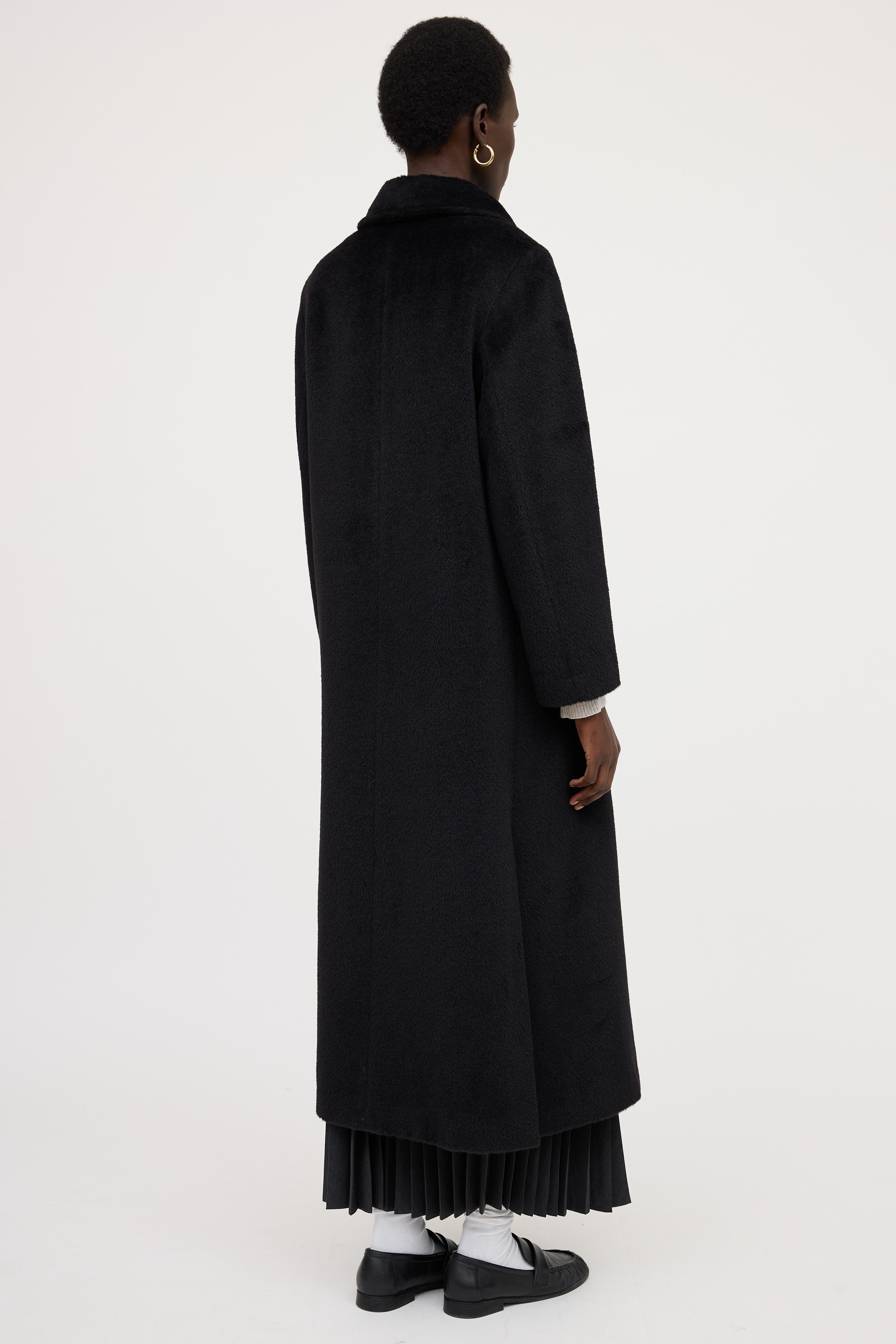 Holt Renfrew Button Up Fur Coat