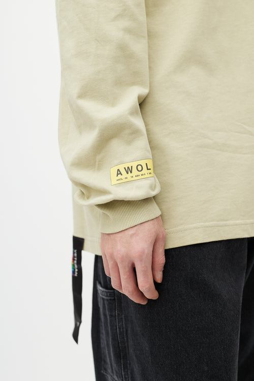 Hood By Air Green & Multicolour 69 Security Camera Top