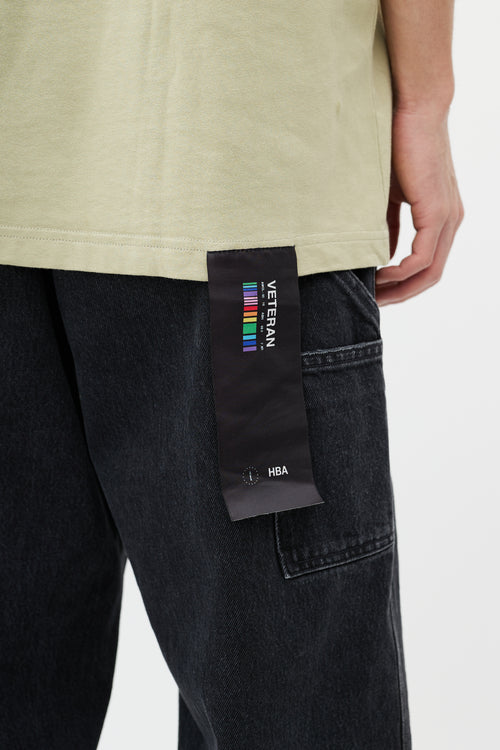 Hood By Air Green & Multicolour Protective Services T-Shirt