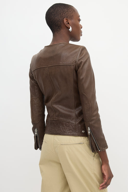 Isabel Marant Étoile Leather Bradi Jacket