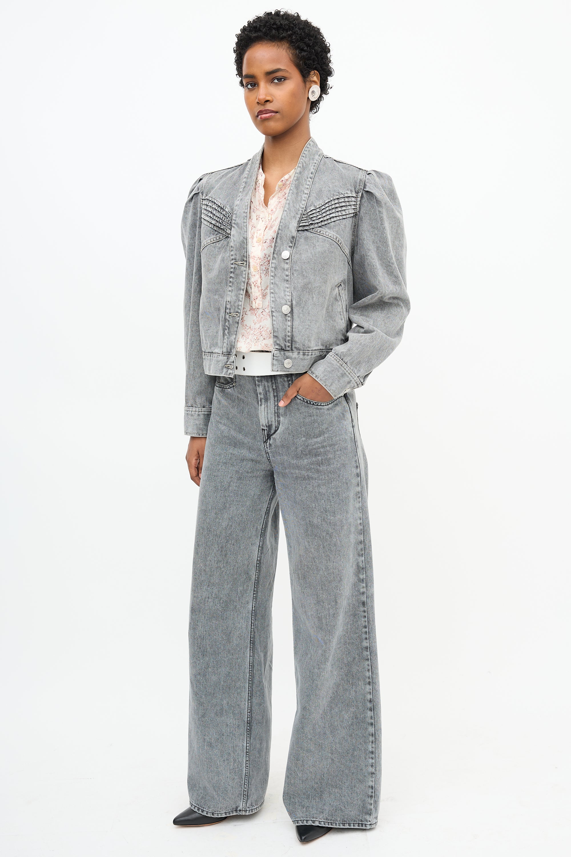Isabel Marant Lemony Wide Leg Jeans