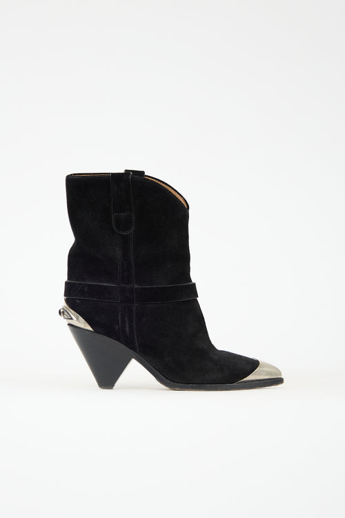 Isabel Marant Suede Western Boot