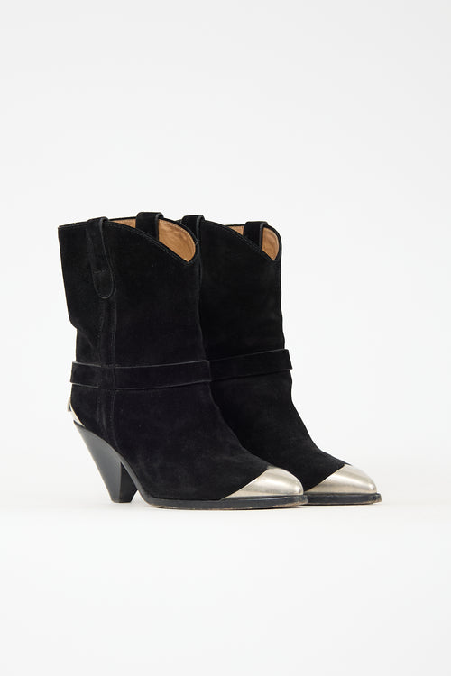 Isabel Marant Suede Western Boot