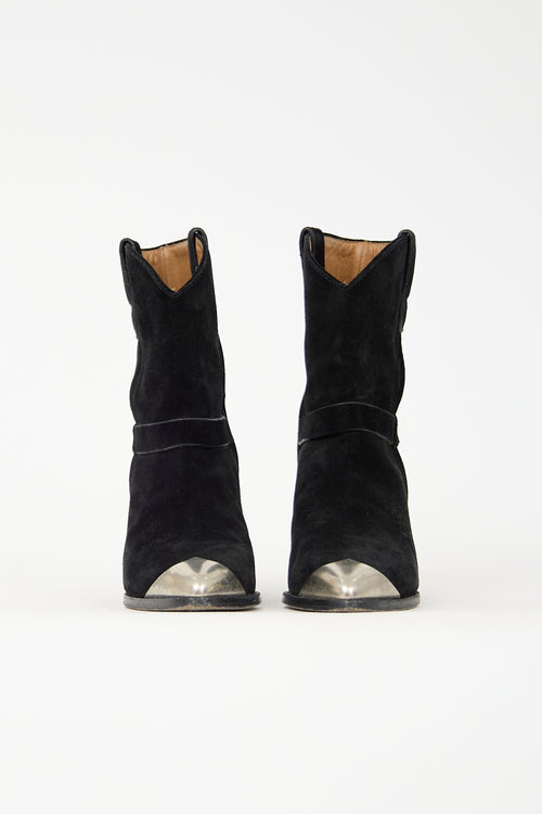 Isabel Marant Suede Western Boot