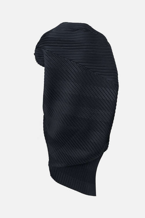 Issey Miyake Plissé Asymmetrical Dress
