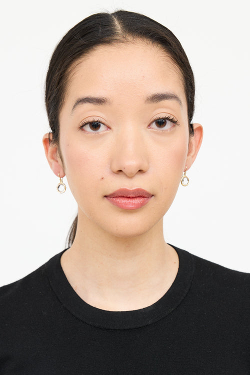 Ippolita 18K Gold & Rock Crystal Earrings