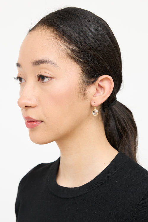 Ippolita 18K Gold & Rock Crystal Earrings