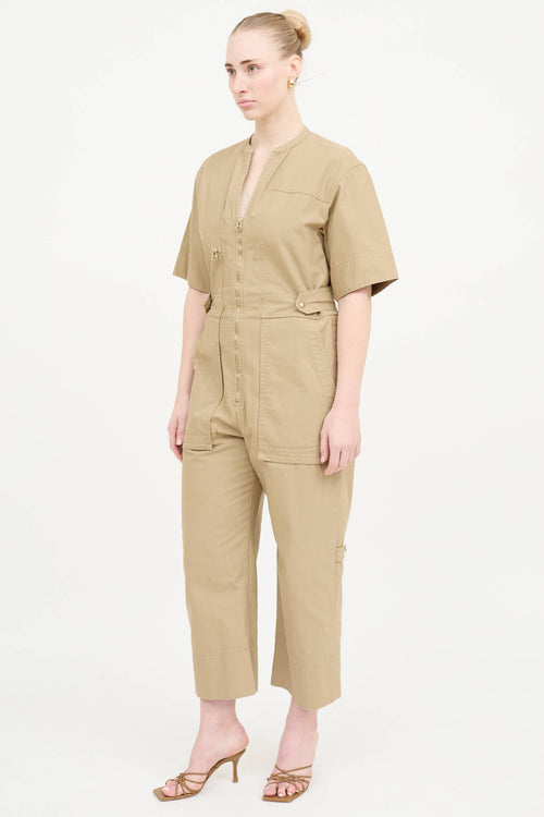 Isabel Marant Zipped Wide Leg Jumpsuit