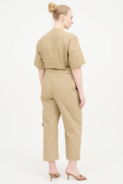 Isabel Marant Zipped Wide Leg Jumpsuit